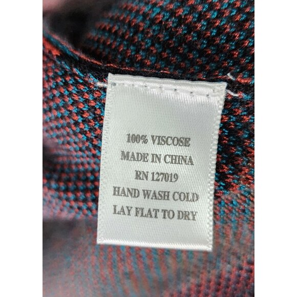 Pink Cattlelac Sweater Womens Small Southwestern Open Front Fringed Cardigan - Picture 10 of 10